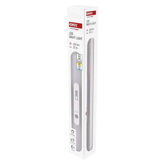 Emos LED Schrankleuchte 150lm warmweiss Bewegungsmelder Akku P3328