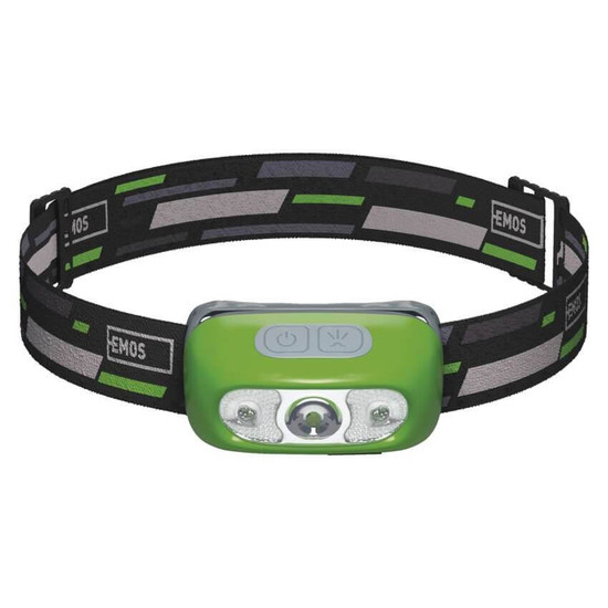 Emos LED Stirnlampe 230lm Akku Grün P3534