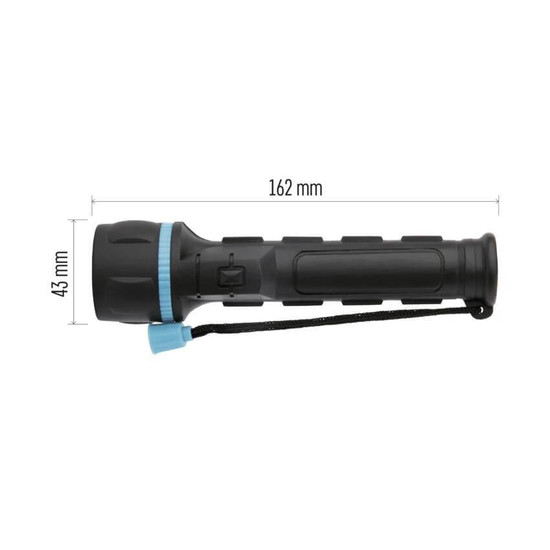 Emos LED Taschenlampe 20lm Schwarz-blau P3861
