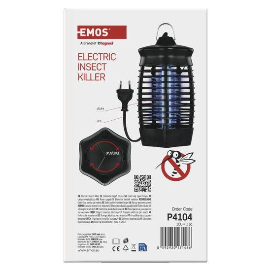Emos Insektenvernichter UV-A LED 2-in-1 Campinglaterne 3W P4104