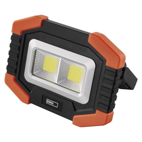 Emos LED Arbeitsleuchte 350lm Schwarz-orange 13,5x10cm P4112