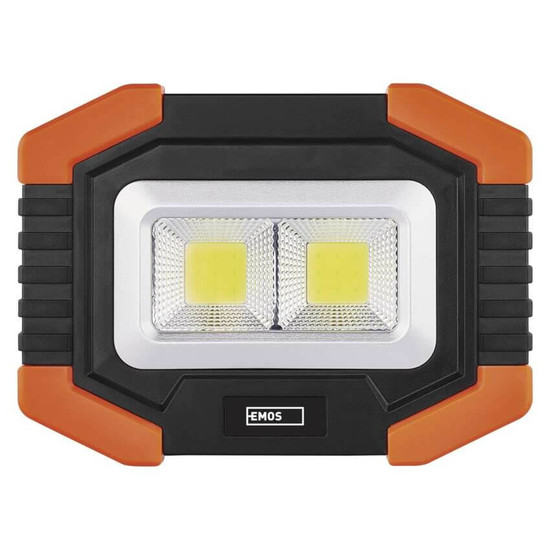 Emos LED Arbeitsleuchte 350lm Schwarz-orange 13,5x10cm P4112