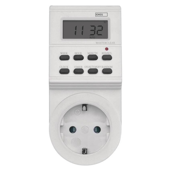 Emos Zeitschaltuhr digital TS-ED1 8 Programme P5521N