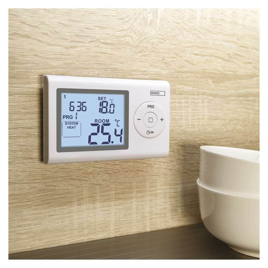 Emos Raumthermostat programmierbar verkabelt 5-35°C 6x täglich P5607