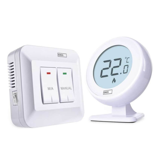 Emos Raumthermostat manuell kabellos 5-35°C variable Hysterese P5618