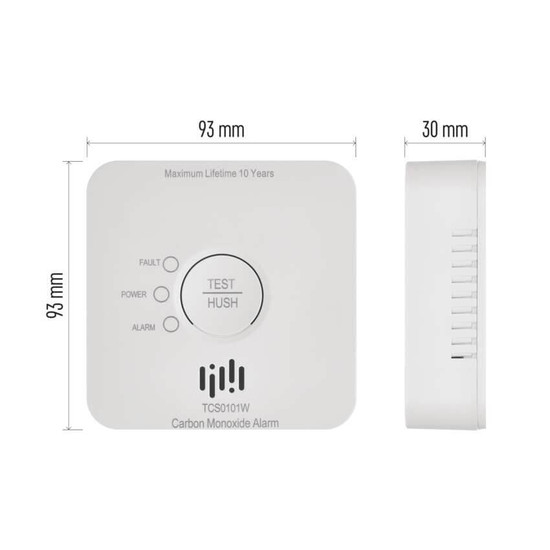 Emos CO-Melder GoSmart TCS0101W WiFi IP30 Alarmspeicher P56400S