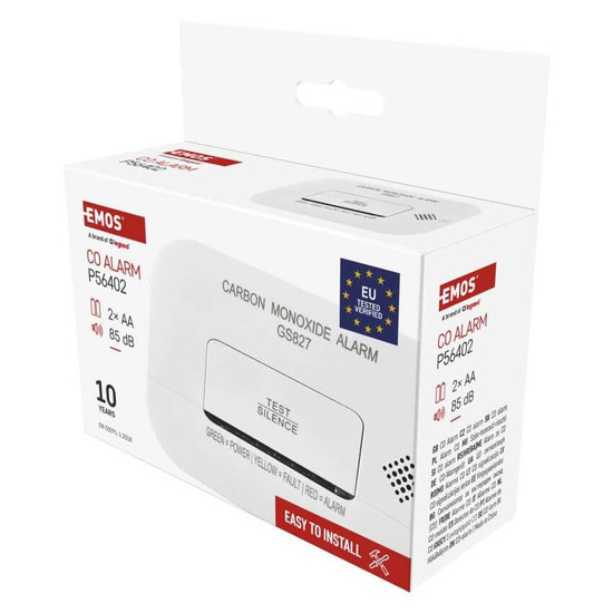 Emos CO-Melder GS827 2x AA IP30 10 Jahre P56402