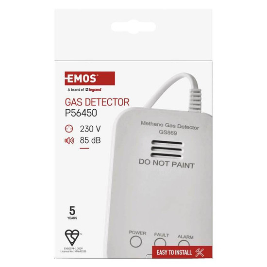 Emos Gasmelder GS869 230V IPX2D 5 Jahre P56450
