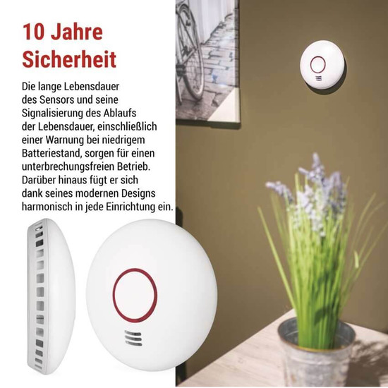 Emos Rauchmelder GS558 drahtlos vernetzbar 433MHz P56500