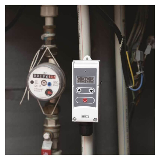 Emos Anlegethermostat Anlege-Thermostat manuell 5-80°C 0,1°C P5683