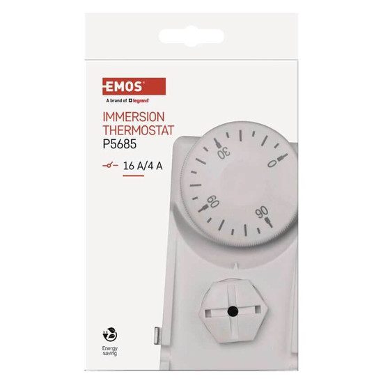 Emos Tauchthermostat mit Tauchhülse 0-90°C P5685