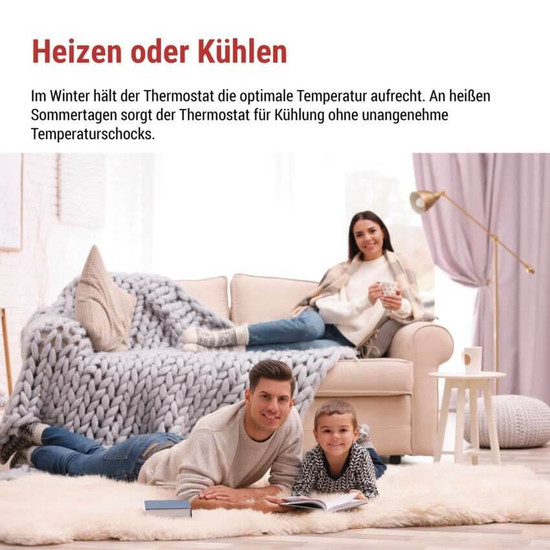 Emos Raumthermostat OpenTherm programmierbar verkabelt Fußbodenheizung P56A01