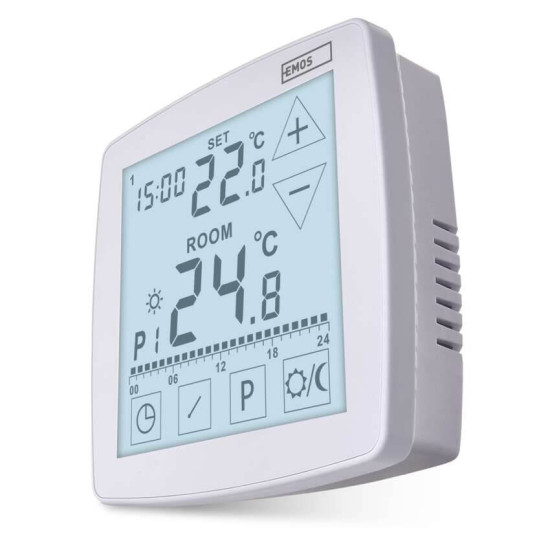 Emos Raumthermostat OpenTherm programmierbar verkabelt 7-30°C P56A02