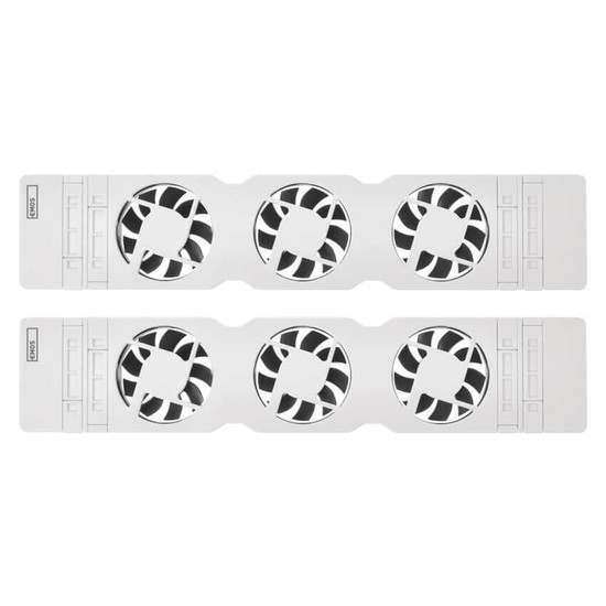 Emos Heizkörperventilator DUO 2 Lüfter 36m³/h Weiß P56PR2
