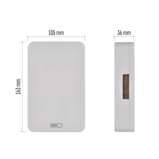 Emos Türklingel verkabelt 230V AC 85dB P57002