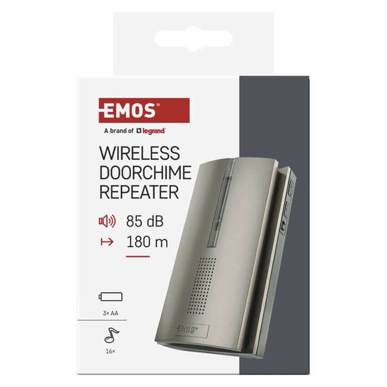 Emos Funkklingel Zusatzklingel für P5760N P5763N 3x AA P5763RN