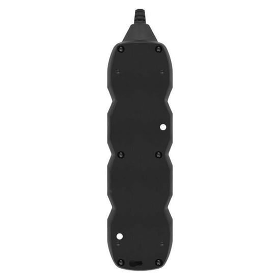 Emos Steckdosenleiste 3-fach mit Schalter 1,5m Schwarz PVC PC1321R