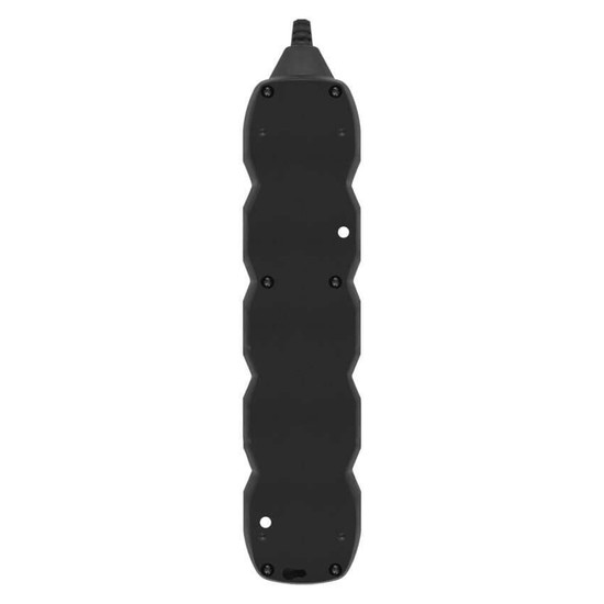 Emos Steckdosenleiste 4-fach mit Schalter 3m Schwarz PVC PC1423R