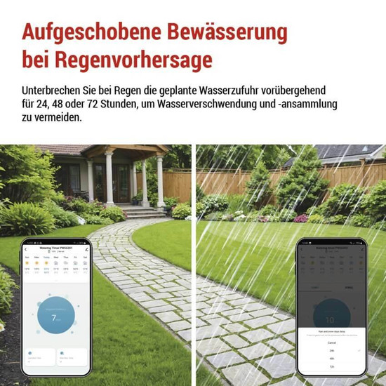 Emos Bewässerungscomputer GoSmart Bluetooth 5.0 1 Weg IP54 PW56201