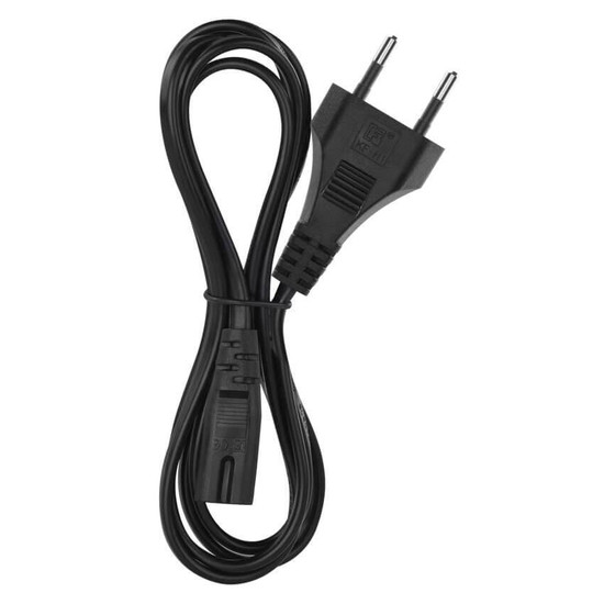 Emos Anschlussleitung für LCD-TV DVD/CD 2x0,5mm² 1,75m Schwarz S1111