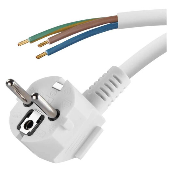 Emos Anschlussleitung PVC 3x1,0mm² 3m Weiß S14313