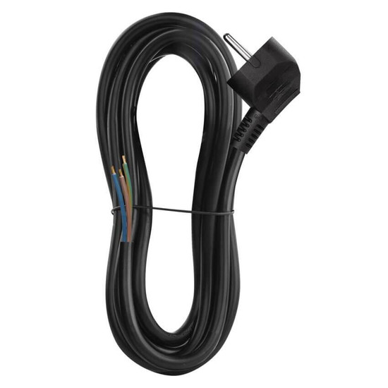 Emos Anschlussleitung PVC 3x1,5mm² 3m Schwarz S18323