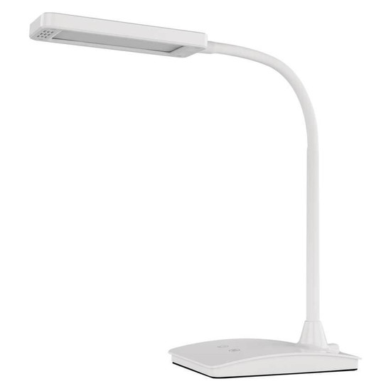 Emos LED Schreibtischleuchte 6W CCT warm-/neutral-/tageslichtweiss 3000K/4500K/6800K Weiß 17x10,5cm Z7599W