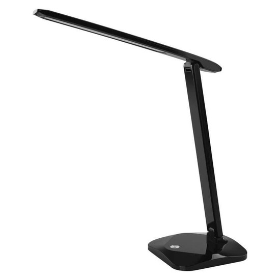 Emos LED Schreibtischleuchte 7,2W CCT warm-/neutral-/tageslichtweiss 2700K/4000K/6500K Schwarz 37x34cm Z7619B