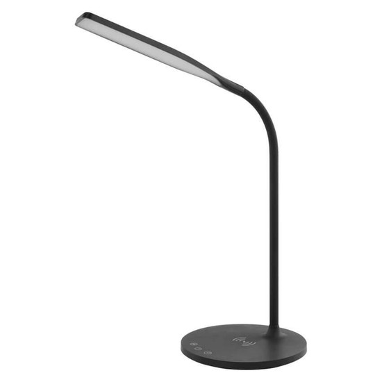 Emos LED Schreibtischleuchte 5,5W CCT warm-/neutral-/tageslichtweiss 3000K/4000K/5700K Schwarz 30cm Z7637B