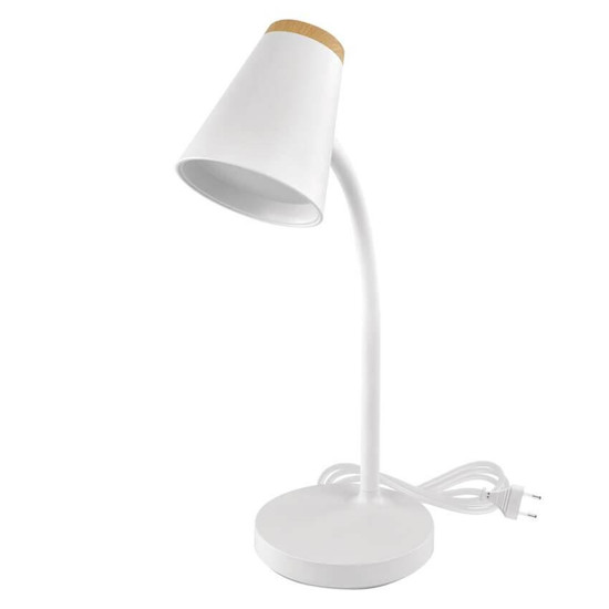 Emos LED Schreibtischleuchte 4,5W neutralweiss 4000K Weiß 13x13cm Z7641W