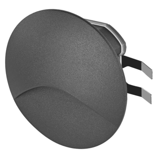 Emos LED Orientierungsleuchte Adel 2,5W neutralweiss 4000K IP65 Grau Aluminium Ø8cm ZCA0316