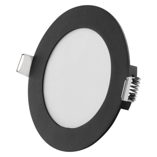 Emos LED Einbaustrahler Nexxo 7W CCT warm-/neutralweiss 3000K/3500K/4000K Schwarz Aluminium Ø12cm ZD1323