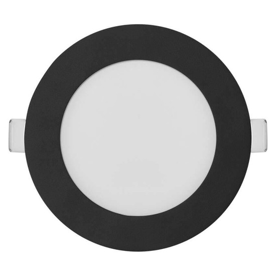 Emos LED Einbaustrahler Nexxo 7W CCT warm-/neutralweiss 3000K/3500K/4000K Schwarz Aluminium Ø12cm ZD1323