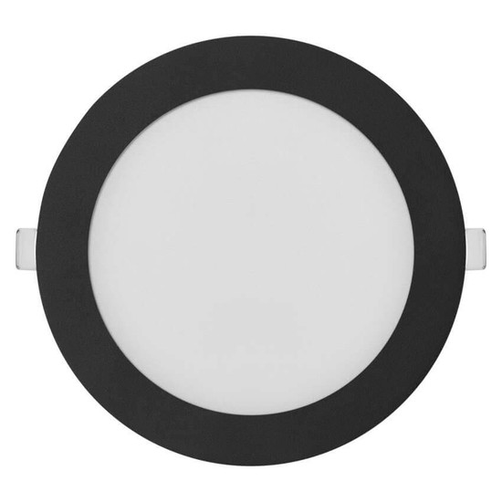 Emos LED Einbaustrahler Nexxo 12,5W CCT warm-/neutralweiss 3000K/3500K/4000K Schwarz Aluminium Ø17cm ZD1333