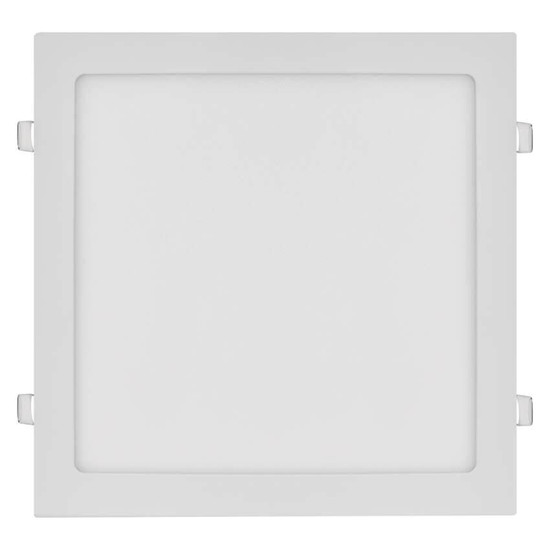 Emos LED Einbaustrahler Nexxo 25W neutralweiss 4000K Weiß Aluminium 30x30cm ZD2155