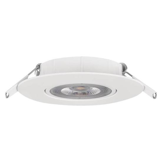 Emos LED Einbaustrahler Simmi 5W warmweiss 3000K Weiß Ø9cm ZD3121