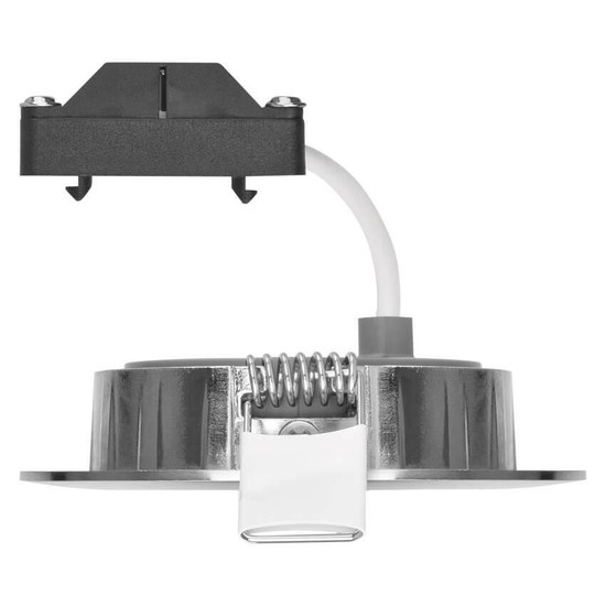 Emos LED Einbaustrahler Simmi 5W neutralweiss 4000K Nickel poliert Aluminium Ø8cm ZD3222