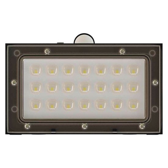 Emos LED Solar-Fluter Brixo 350lm neutralweiss 4000K Bewegungsmelder Akku IP65 Schwarz ZG162S