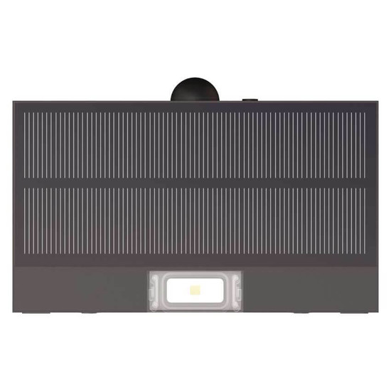 Emos LED Solar-Fluter Brixo 350lm neutralweiss 4000K Bewegungsmelder Akku IP65 Schwarz ZG162S
