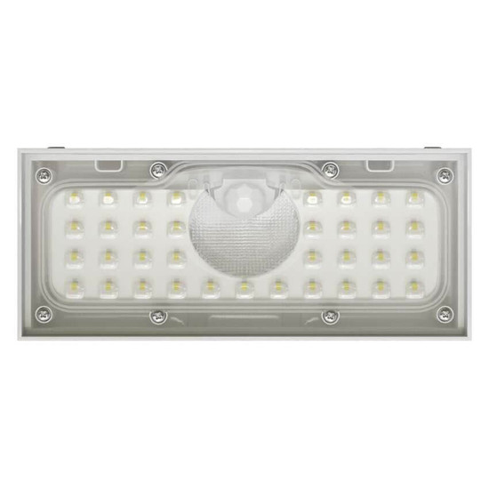 Emos LED Solar-Fluter Brixo 900lm neutralweiss 4000K Bewegungsmelder Akku IP65 Weiß ZG165S