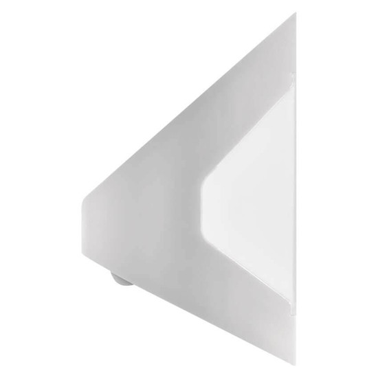 Emos LED Solar-Fluter Lumi 240lm neutralweiss 4000K Bewegungsmelder Akku IP54 Weiß 10,5x13cm ZG172S