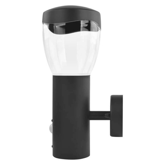 Emos LED Gartenstrahler Arteo Bewegungsmelder IP44 Anthrazit Edelstahl 16x12cm ZGA040P