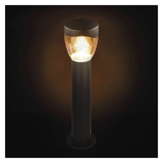 Emos LED Wegeleuchte Arteo IP44 Anthrazit Edelstahl 12x12cm ZGA0A0P