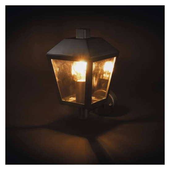 Emos LED Gartenstrahler Adenia IP44 Schwarz Aluminium 20x15cm ZGB010P