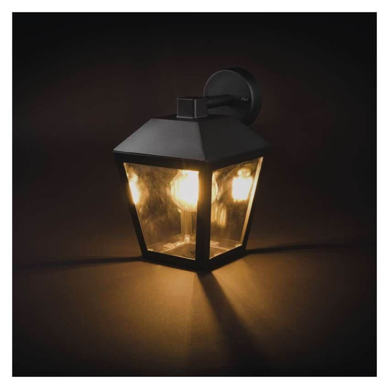 Emos LED Gartenstrahler Adenia IP44 Schwarz Aluminium 18x15cm ZGB020P