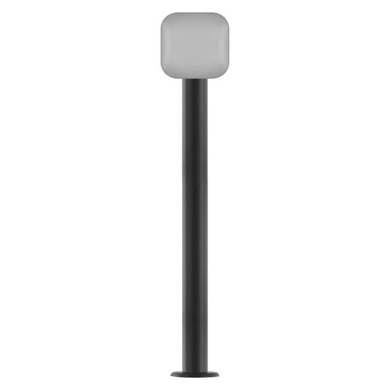 Emos LED Wegeleuchte Nika 12,5W warmweiss 3000K IP44 Anthrazit Aluminium 12x12cm ZGE0C4L