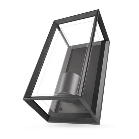 Emos LED Gartenstrahler Malva IP44 Schwarz Aluminium 13x12cm ZGH010P