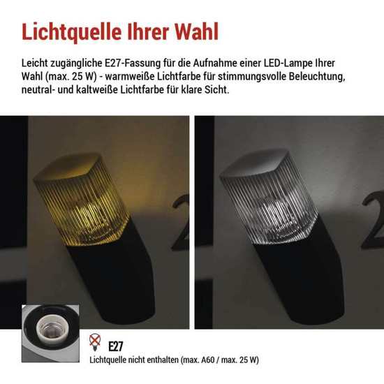 Emos LED Gartenstrahler Lana IP54 Anthrazit Aluminium ZGL020P