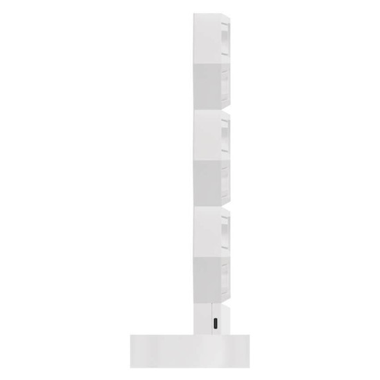 Emos LED Tischleuchte GoSmart Hexagon RGBIC 6-teilig 5,5W dimmbar WiFi Weiß ZIW426R