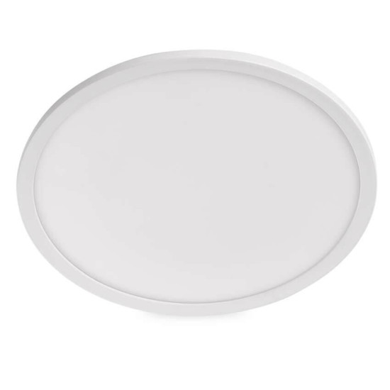 Emos LED Anbauleuchte, Deckenleuchte Flori 22W neutralweiss 4000K Weiß Ø42cm ZM1401